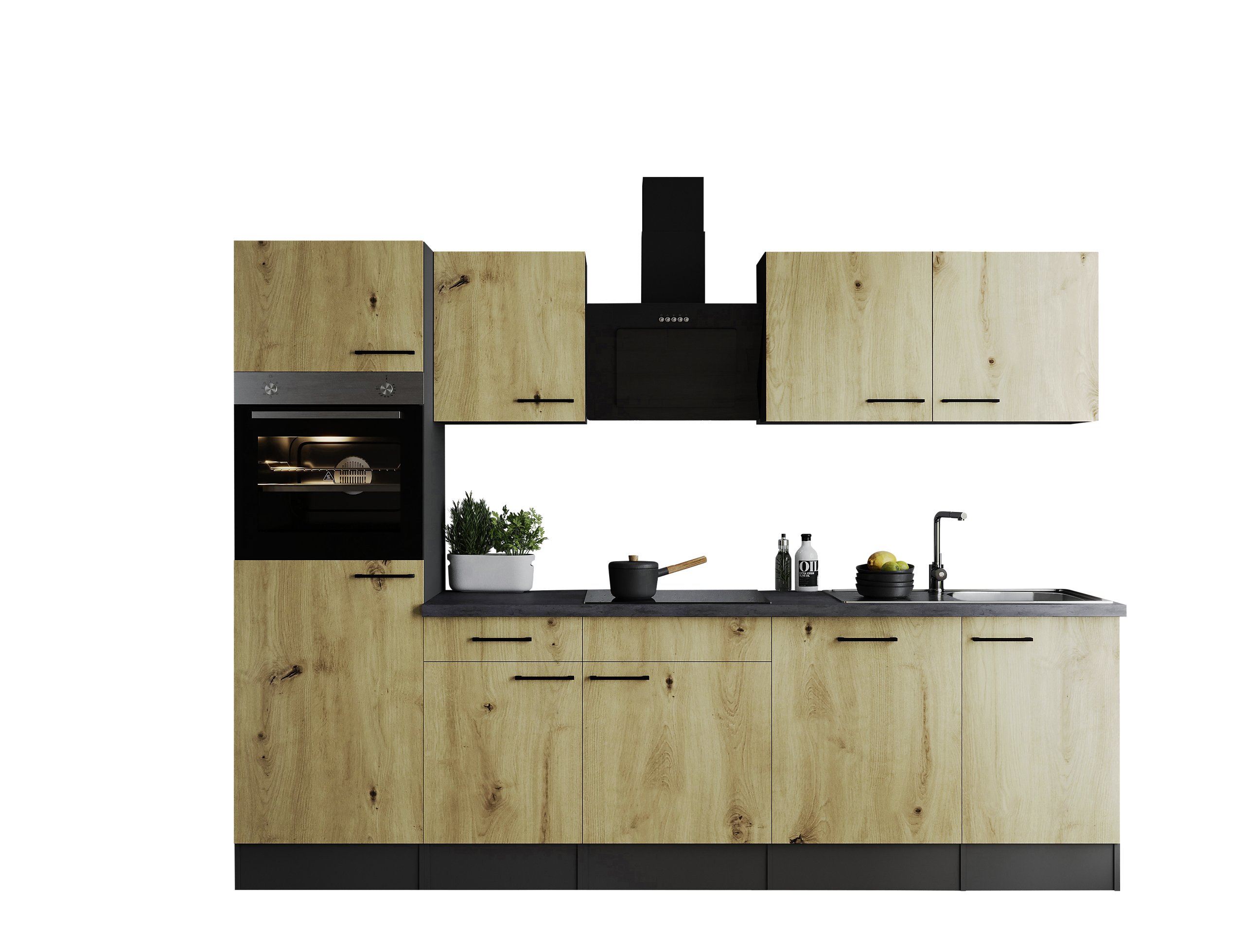 Küchenblock Oliver B/H/T: ca. 280x205x60 cm