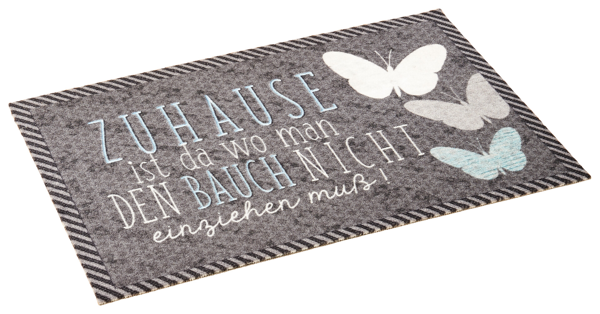 Fußmatte Velvet dunkelgrau B/L: ca. 40x60 cm