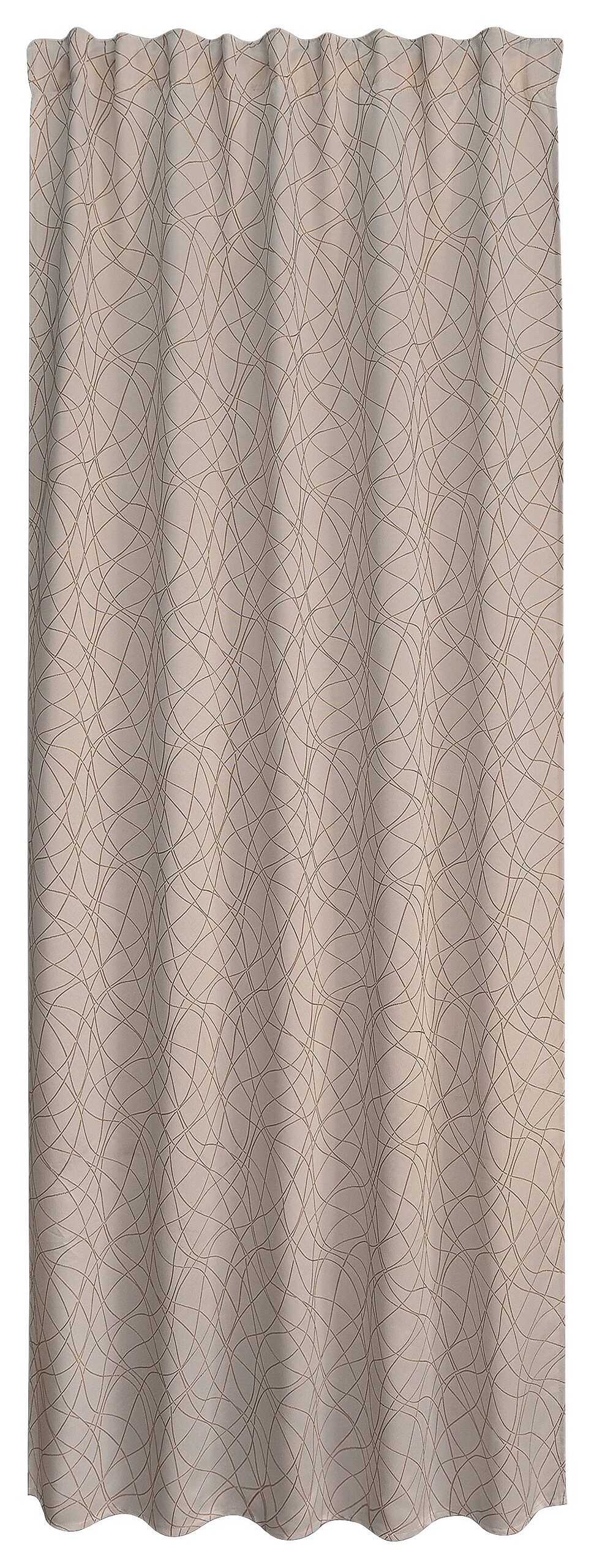 Kombivorhang Doreen beige B/L: ca. 135x245 cm