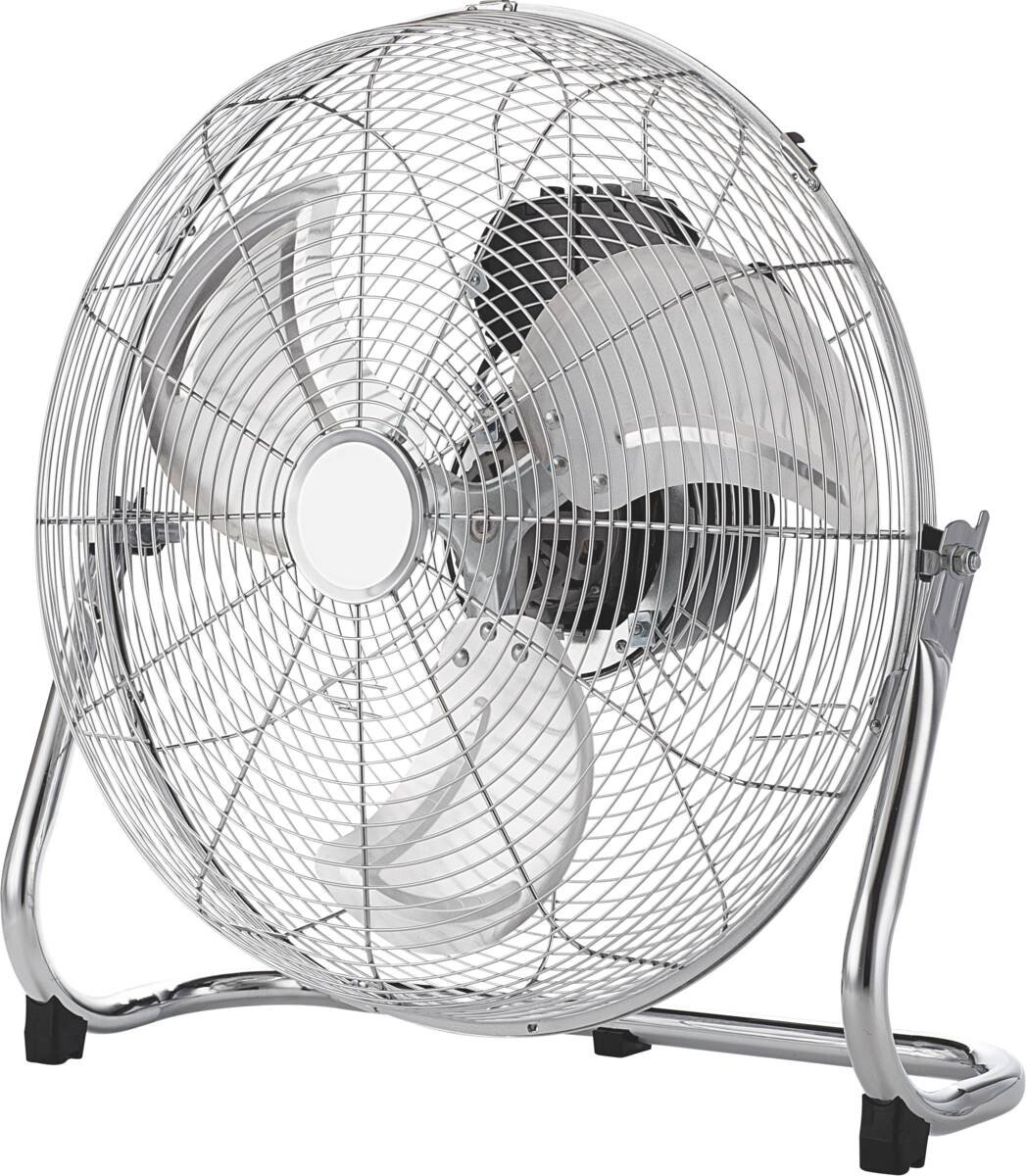 Bodenventilator TX-12F Chrom Metall D: ca. 40 cm