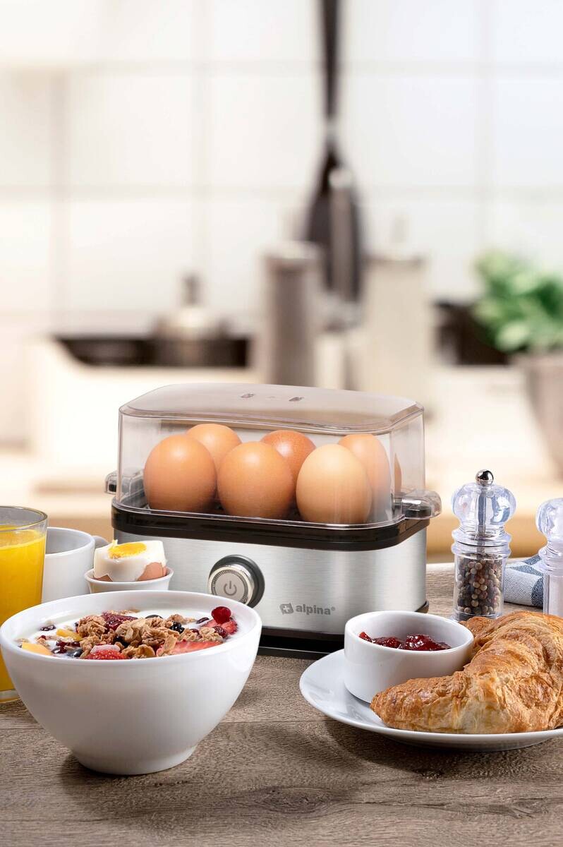 alpina Eierkocher silber