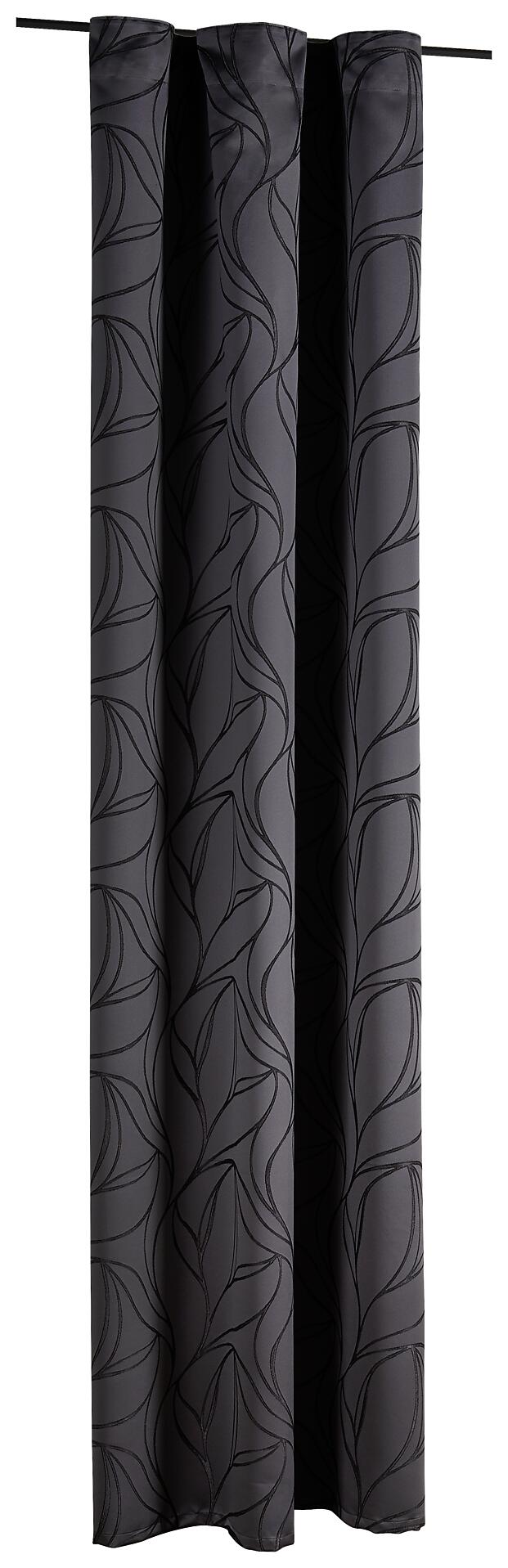 Kombivorhang Monte Carlo schwarz B/L: ca. 140x245 cm