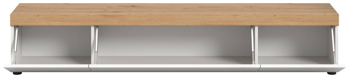 Lowboard RUDA Artisan Oak Nachbildung weiß B/H/T: ca. 180x34x33 cm