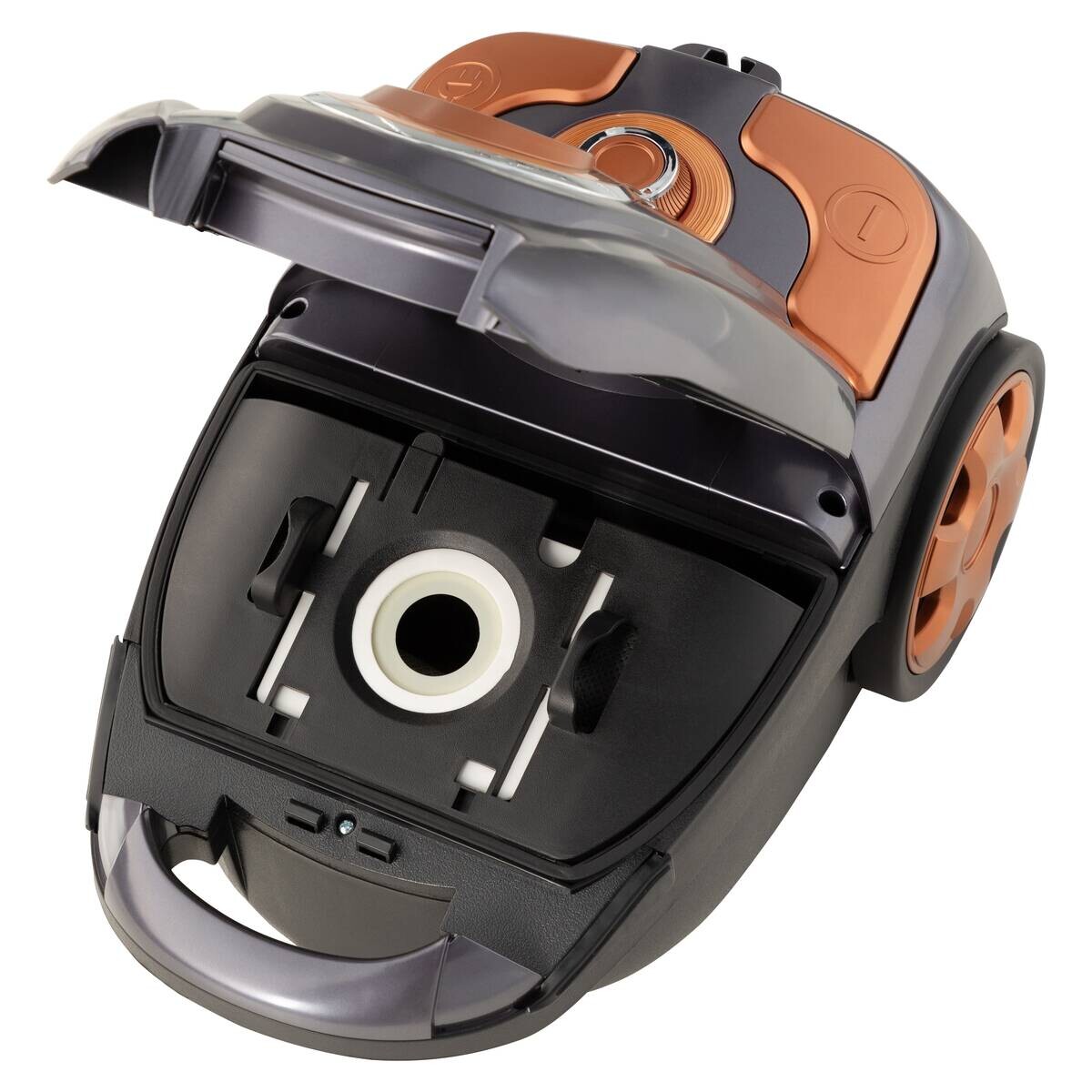 POCOline Bodenstaubsauger Kupfer grau Metall Kunststoff B/H/L: ca. 28,6x24x43 cm