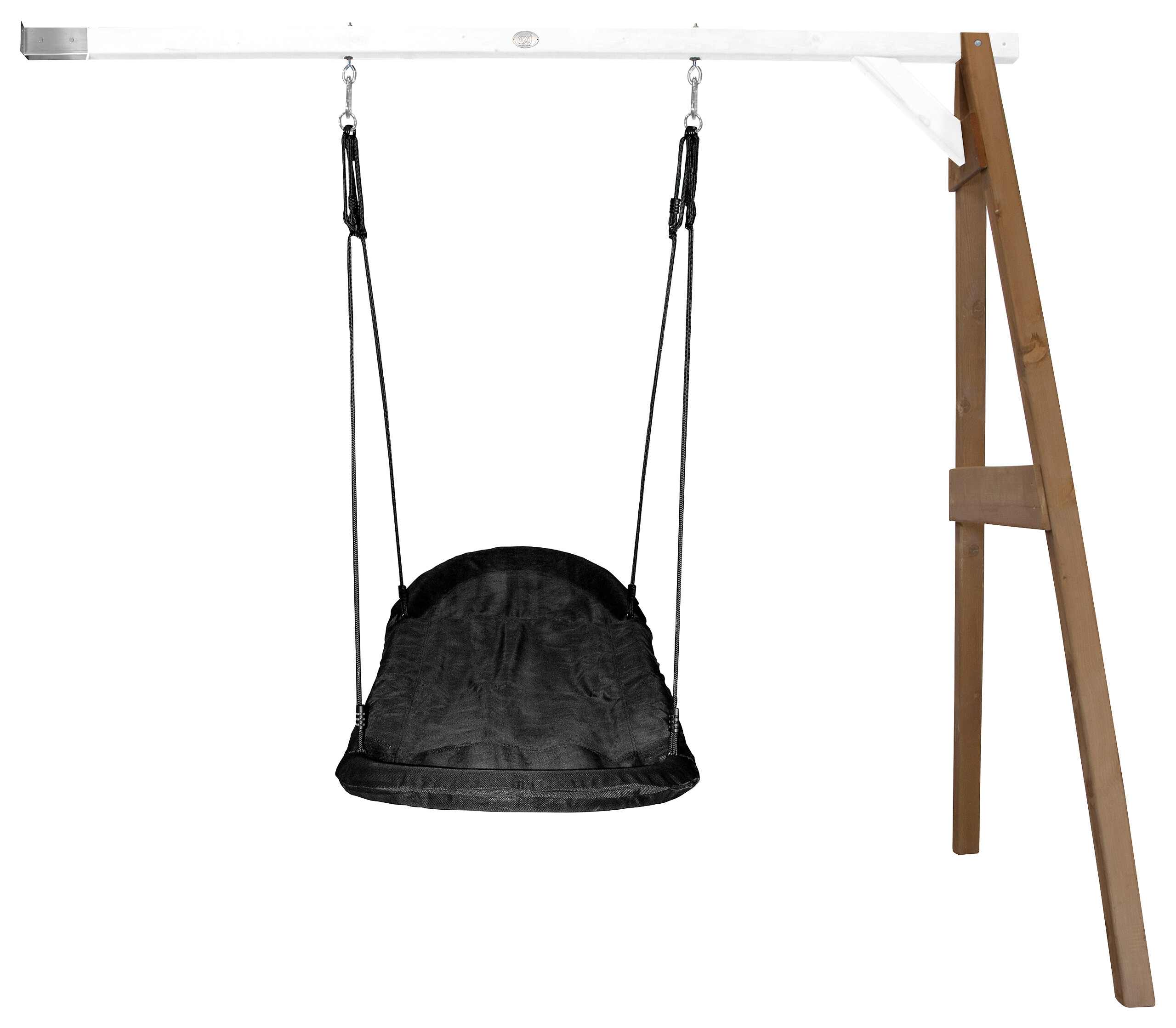 AXI Nest-Anbauschaukel Roxy braun B/H/L: ca. 244x207x160 cm