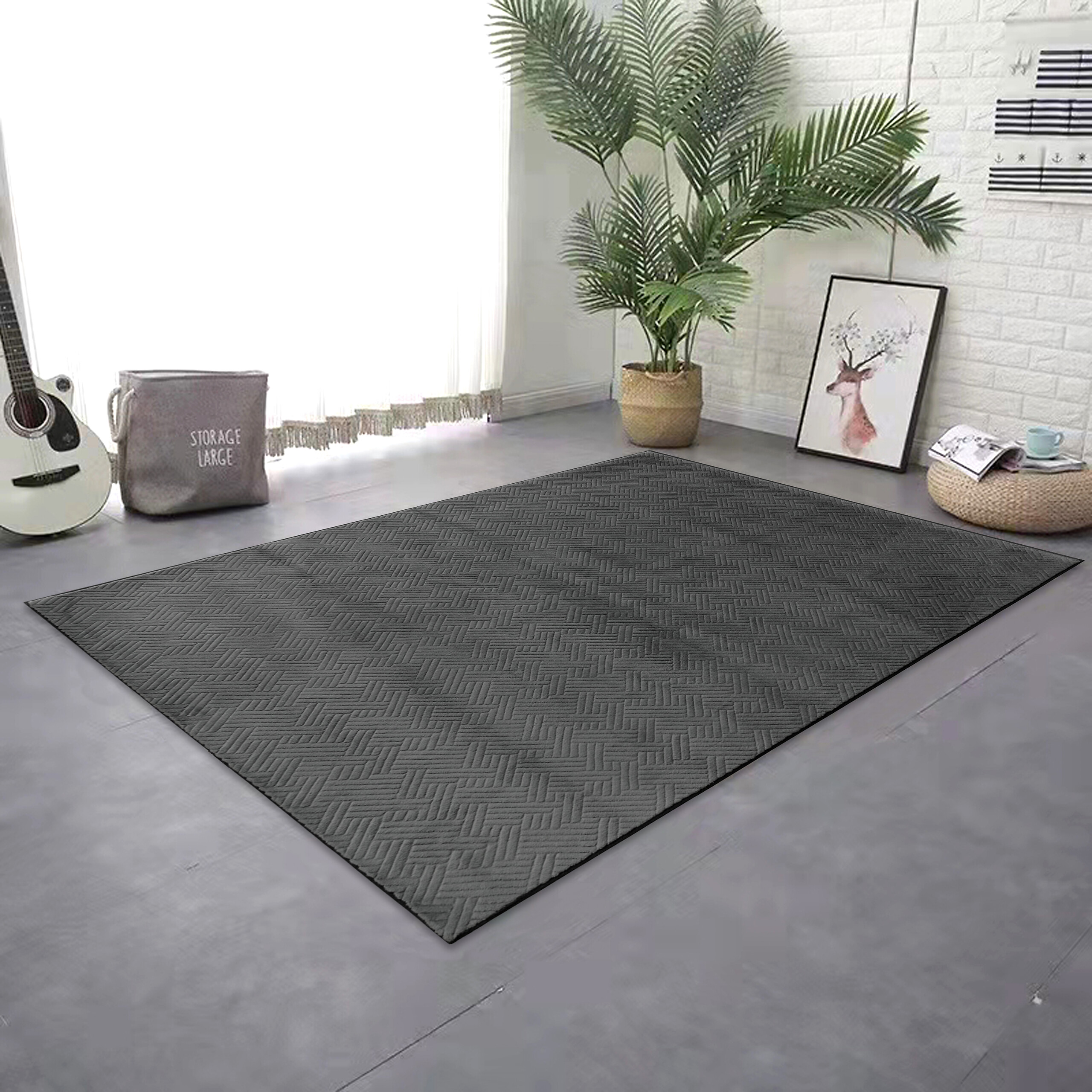 Fellimitat Monaco stone B/L: ca. 80x150 cm