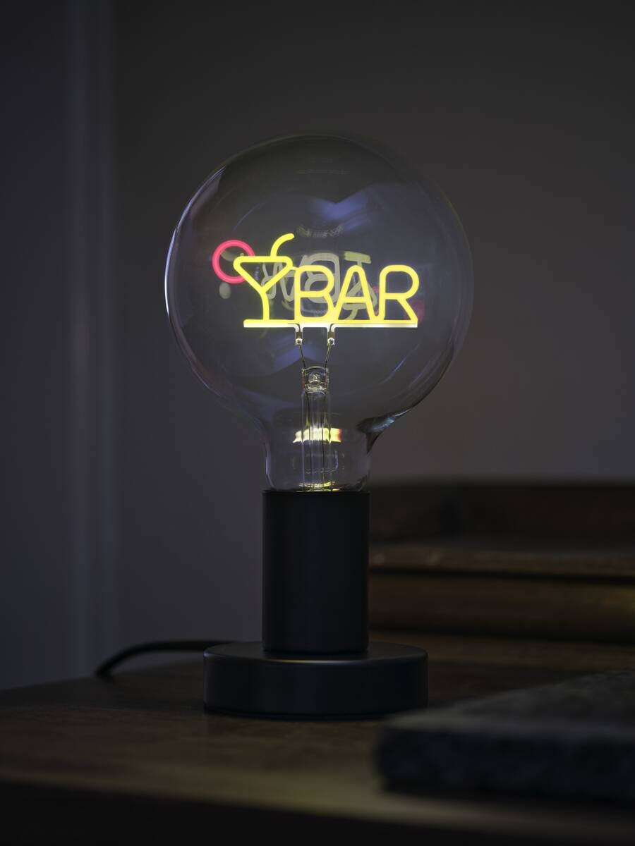 OSRAM LED-Tischleuchte Lettertable Metall B/H/L: ca. 12,5x23x12,5 cm E27