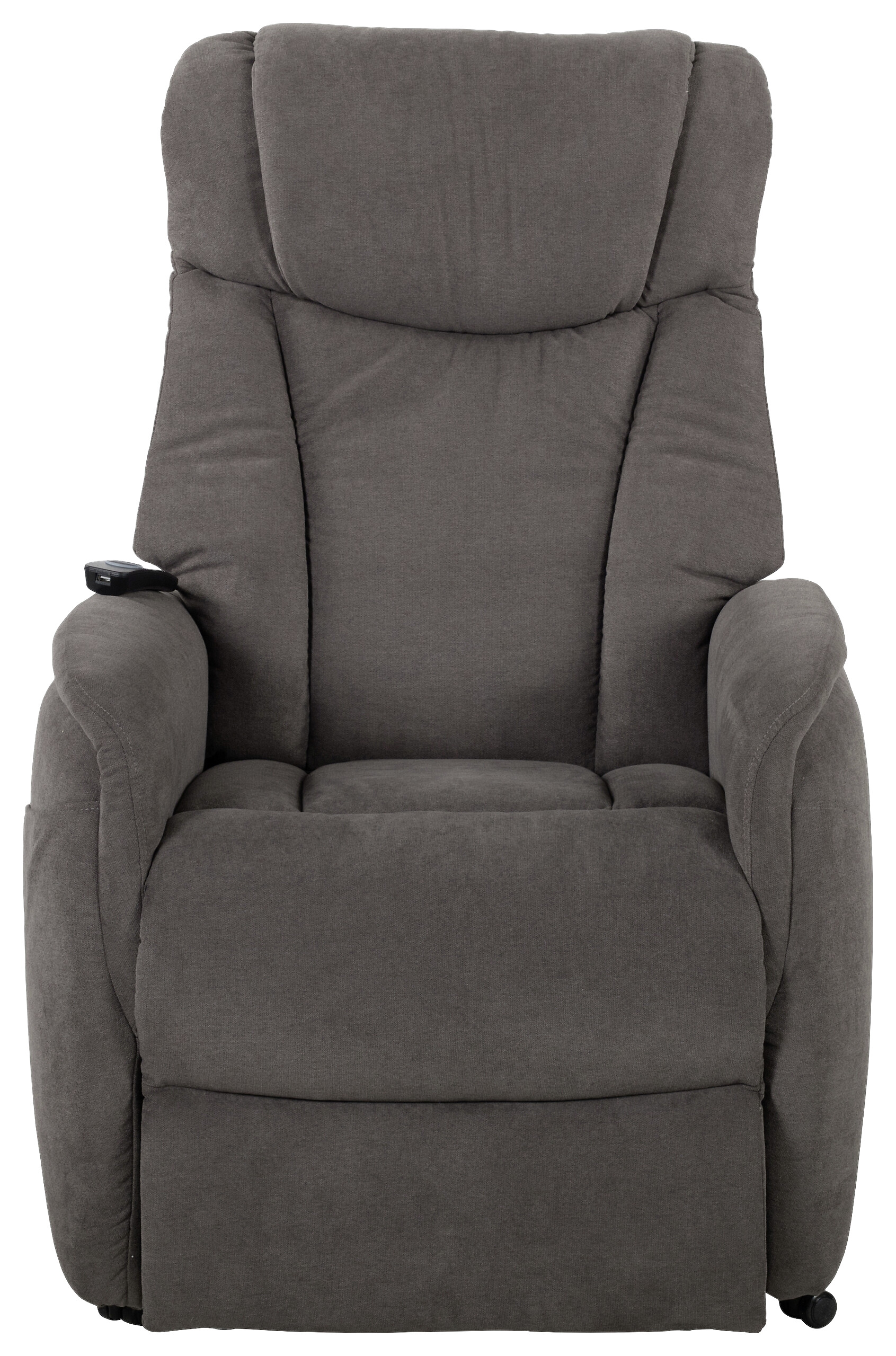 TV-Sessel Ronda graubraun Webstoff B/H/T: ca. 79x116x85 cm