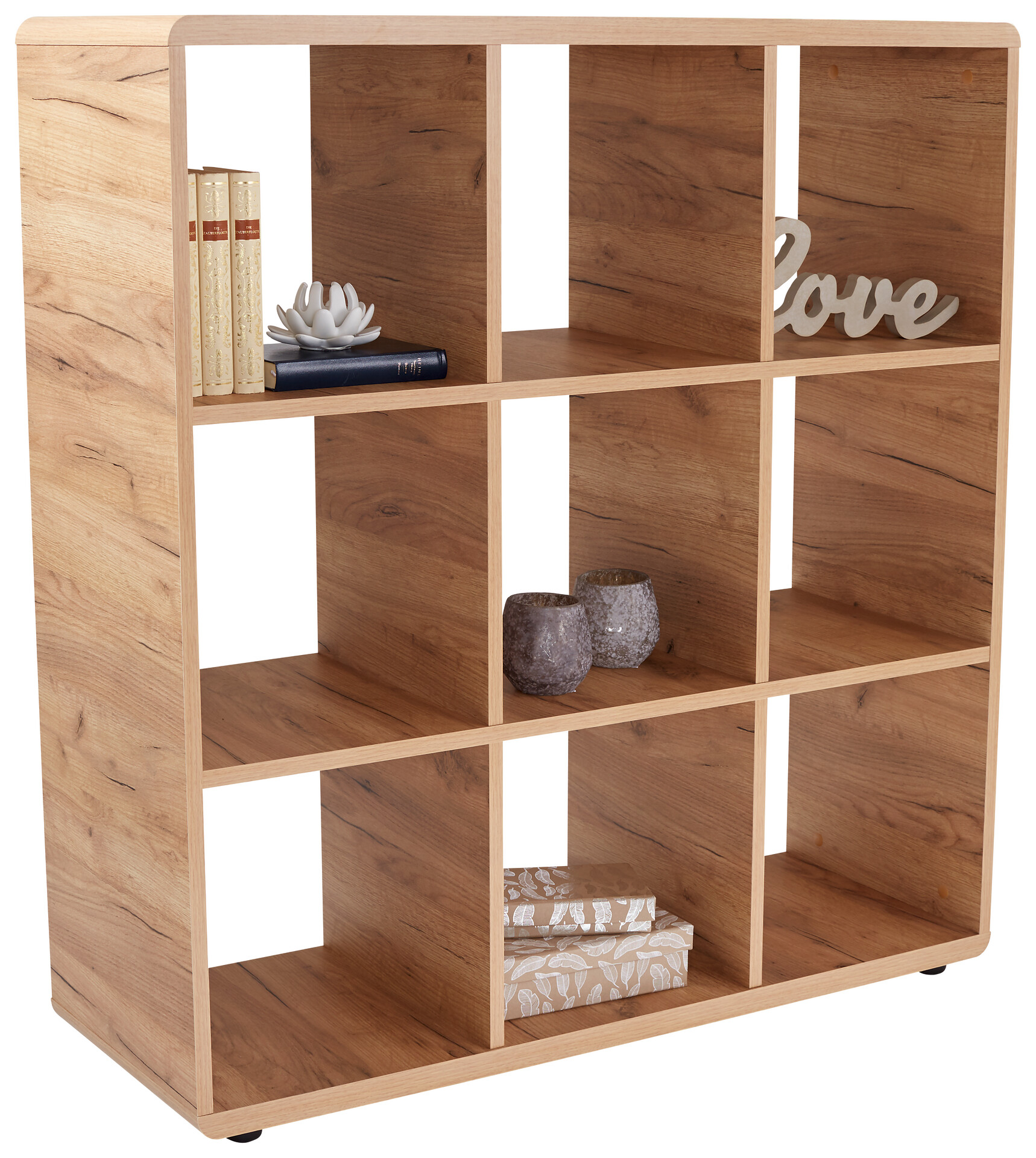 Regal Fontana Eiche Kraft Nachbildung B/H/T: ca. 109x110x35 cm