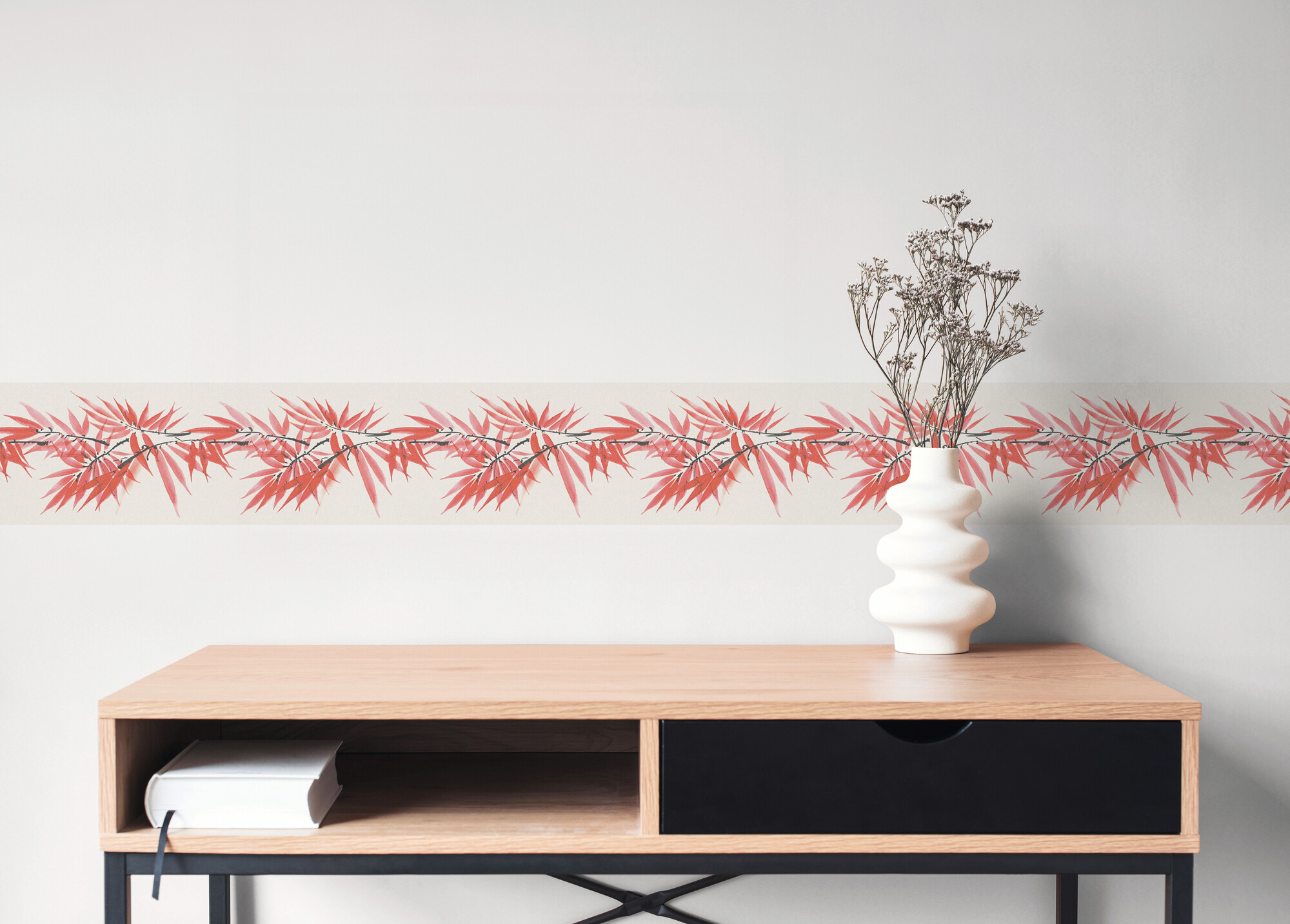 A.S.Creation Bordüre weiß rot schwarz B/H/D: ca. 17x500x6,8 cm