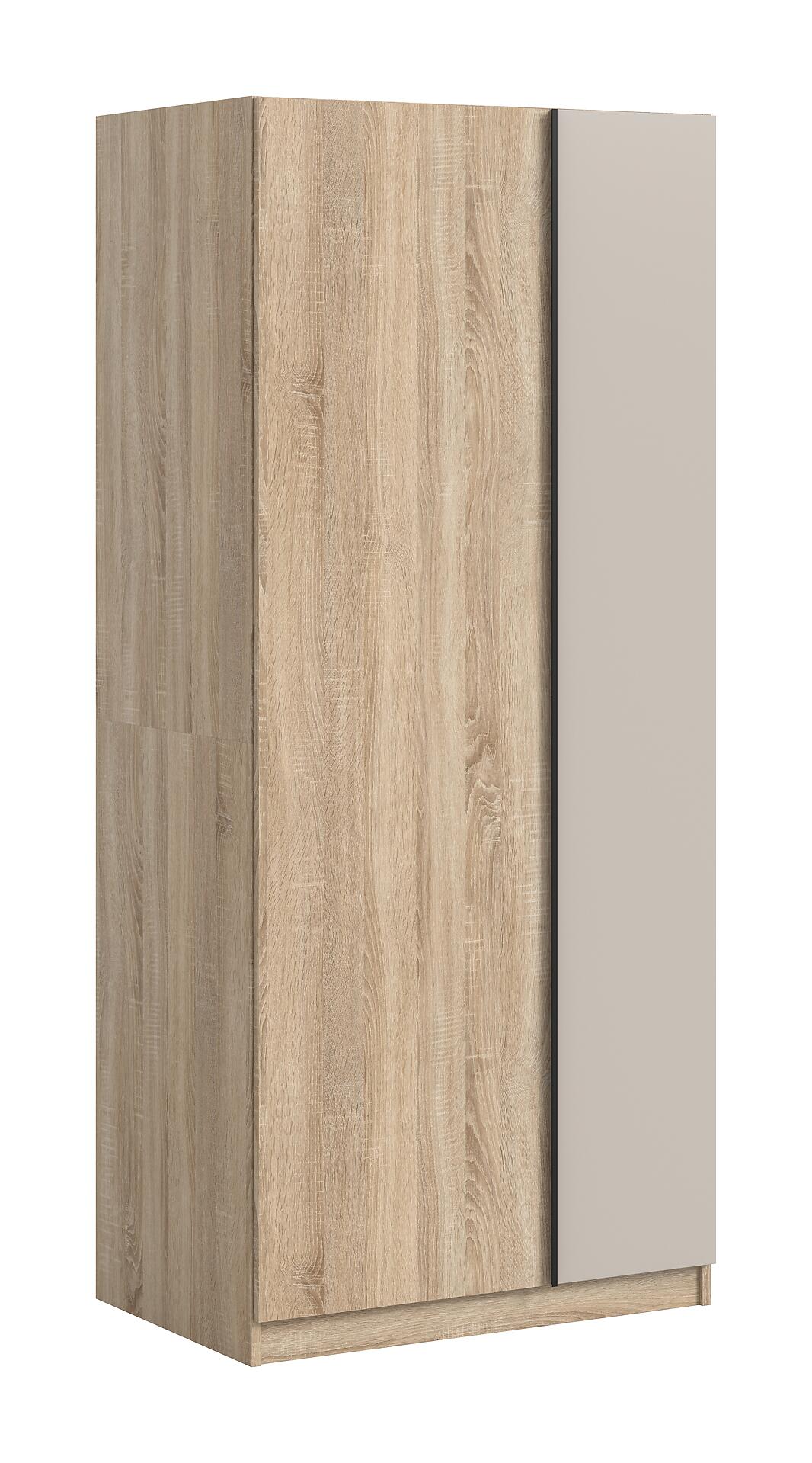 Kleiderschrank OAKLAND Eiche Sonoma Nachbildung Cashmere B/H/T: ca. 80x183x53 cm Kleiderschrank OAKLAND Eiche Sonoma Nachbildung Cashmere B/H/T: ca. 80x183x53 cm