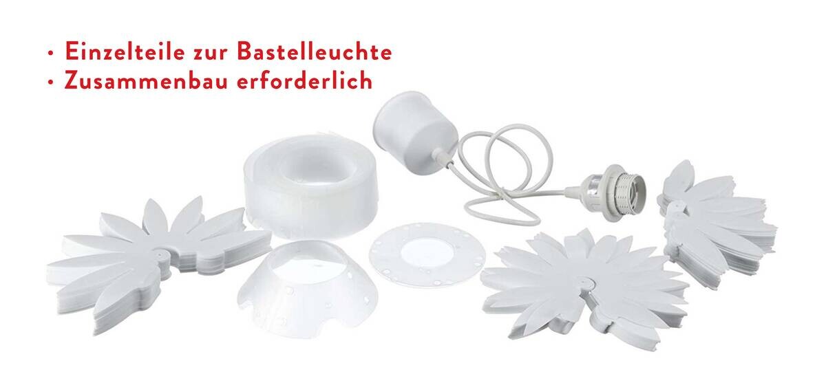 Näve Leuchten Pendelleuchte 7024923 weiß Kunststoff B/H/T: ca. 47x135x47 cm E27 1 Brennstellen