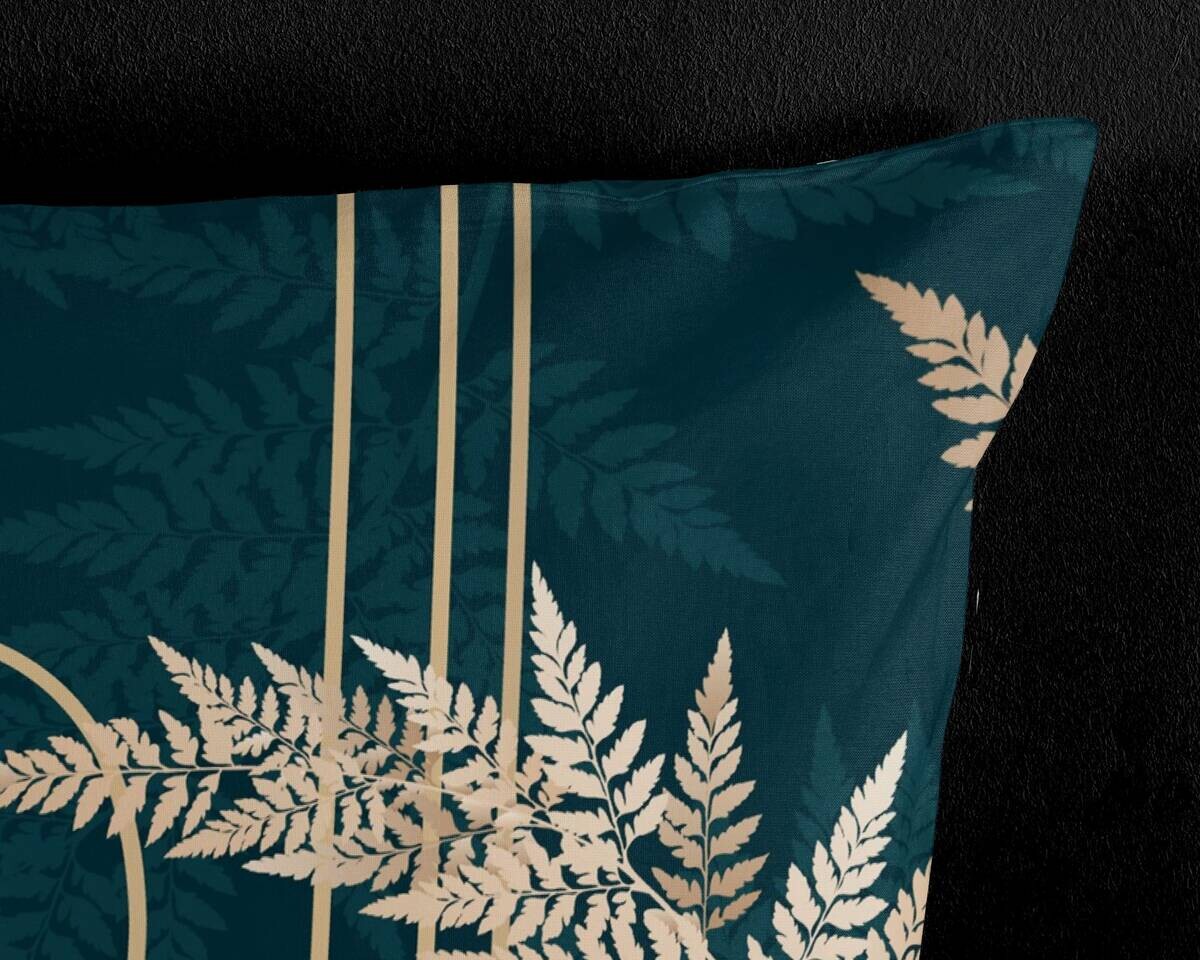 Microfaser Bettwäsche Malak grün Polyester B/L: ca. 135x200 cm