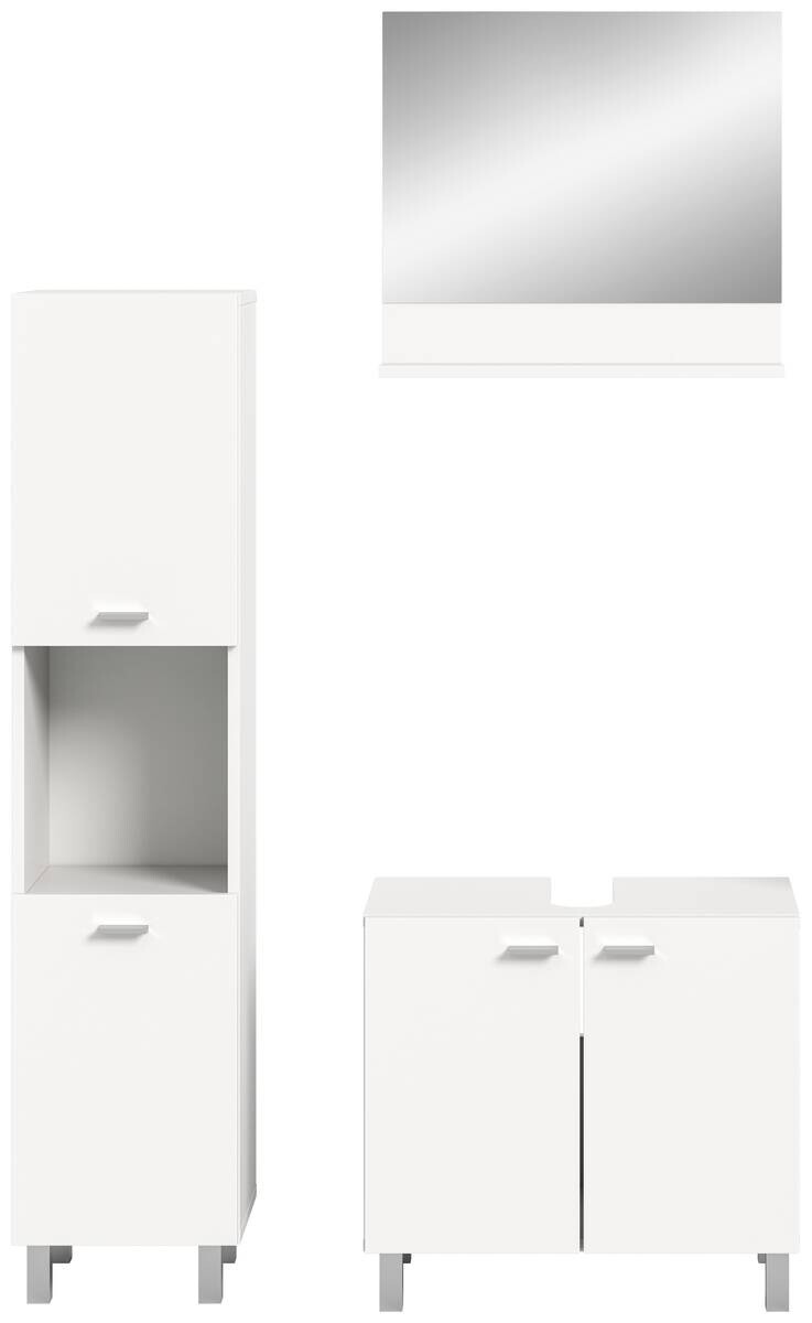 Badezimmer-Set BOSTON weiß B/H/T: ca. 102x186x33 cm