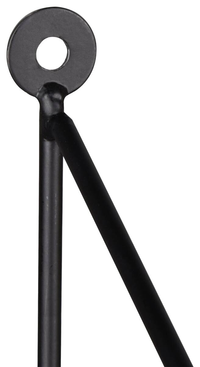 Wandregal Ella schwarz B/H/T: ca. 60x62x15 cm