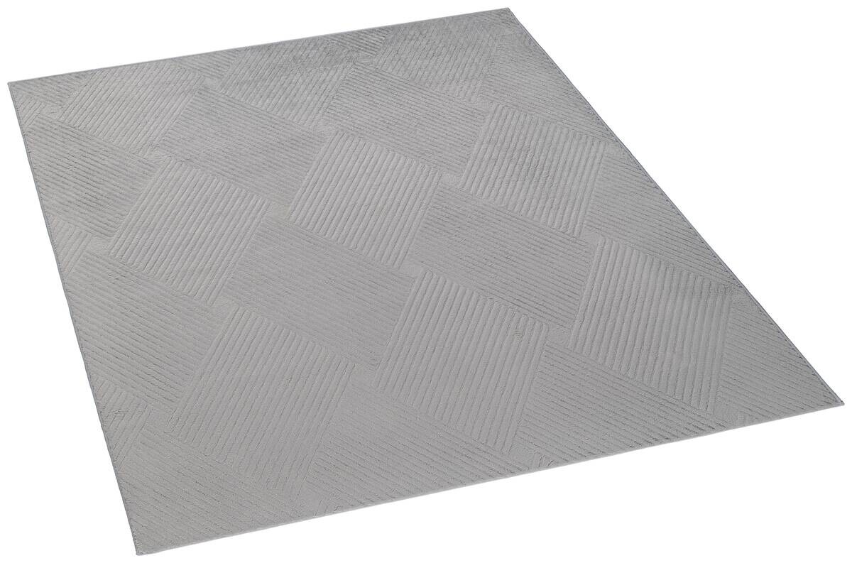 Fellimitat Monaco grau B/L: ca. 80x150 cm