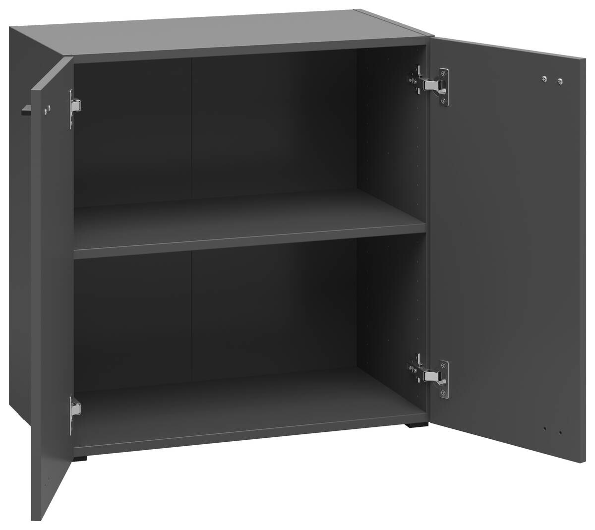 Kommode System 64 anthrazit matt B/H/T: ca. 64x64x35 cm