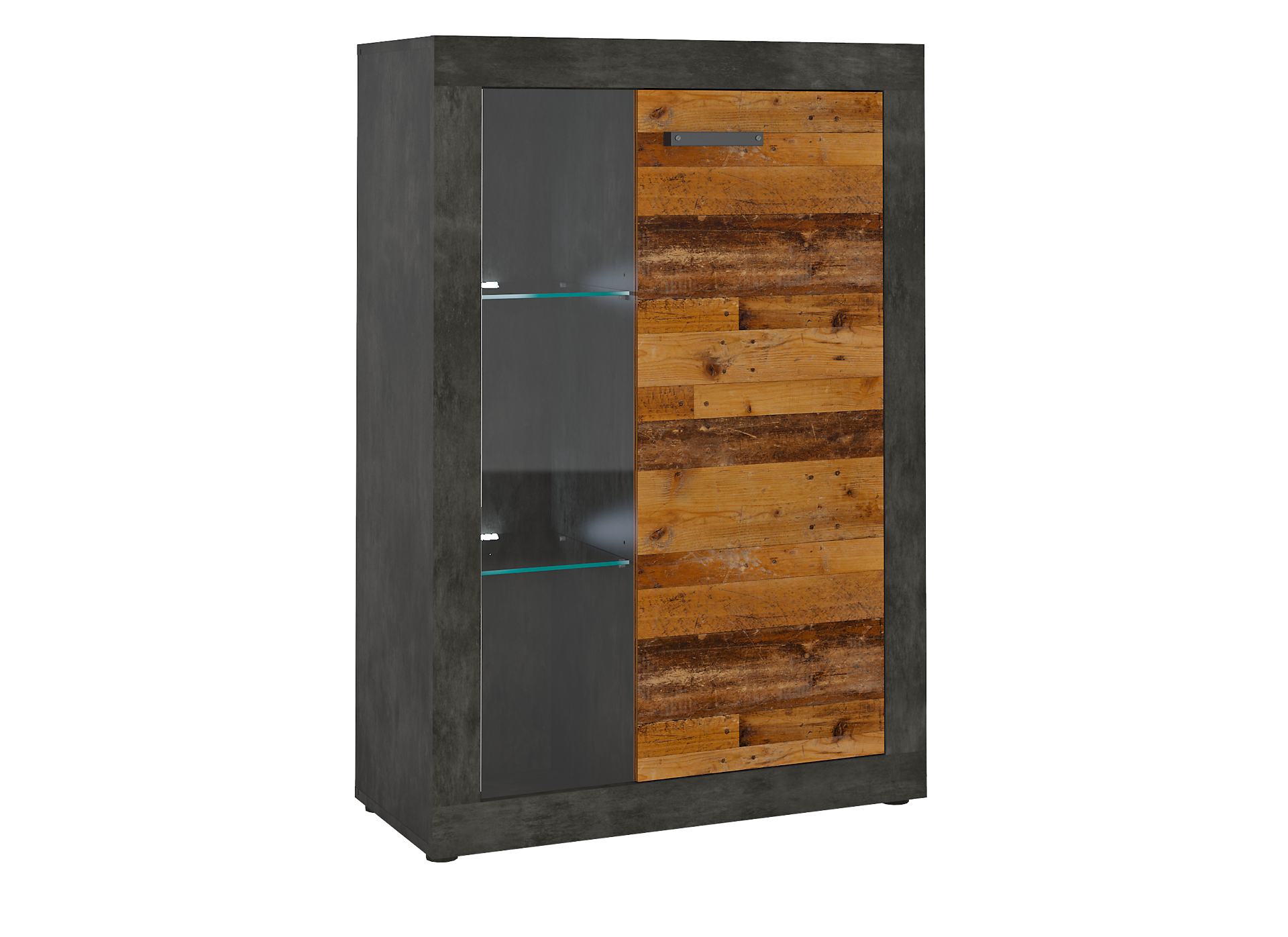 Vitrine Kassel B/H/T: ca. 78x114x35 cm