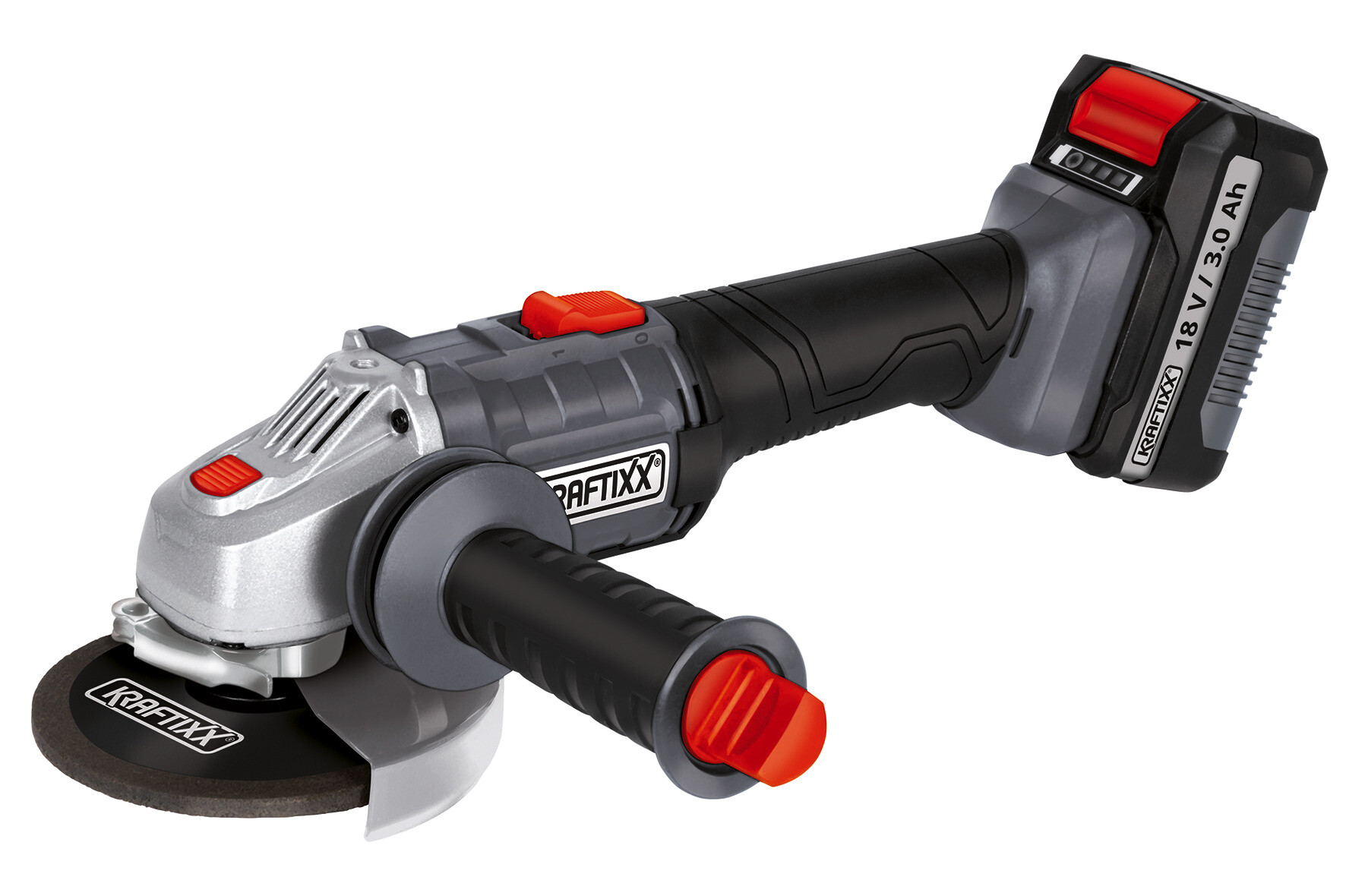 Kraftixx Akku-Winkelschleifer KX-WS 18 Li-Solo
