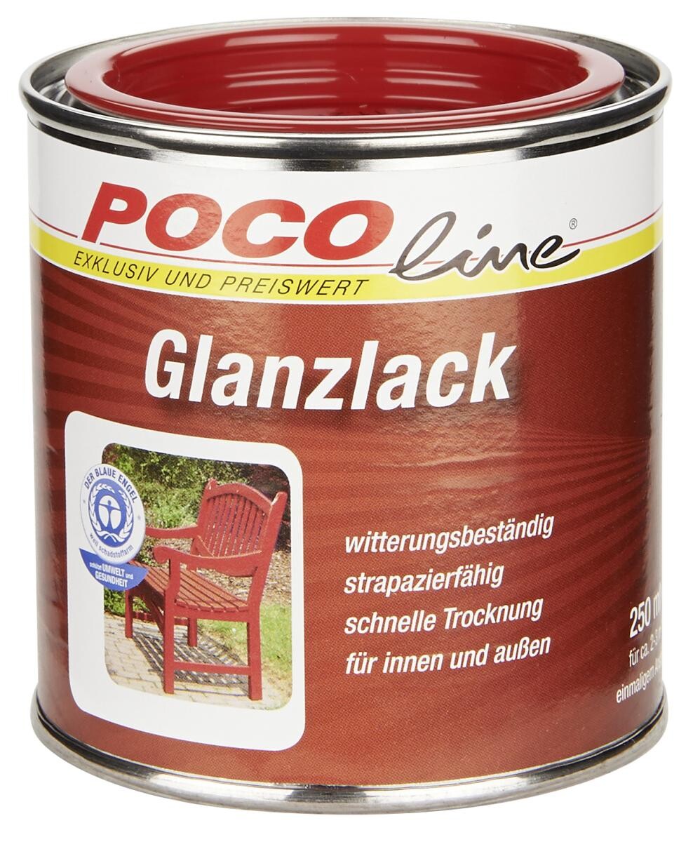 POCOline Acyl Buntlack feuerrot glänzend ca. 0,25 l