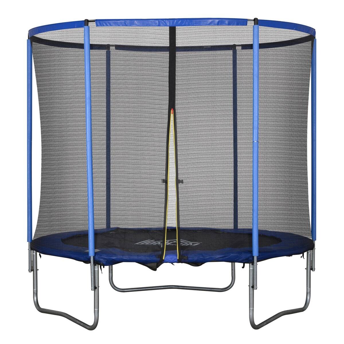 HOMCOM Trampolin blau B/H/L: ca. 244x244x240 cm