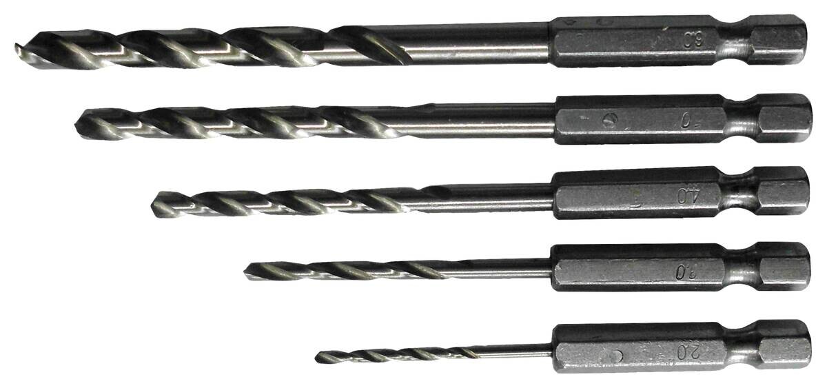 CONNEX Spiralbohrersatz 5 tlg.