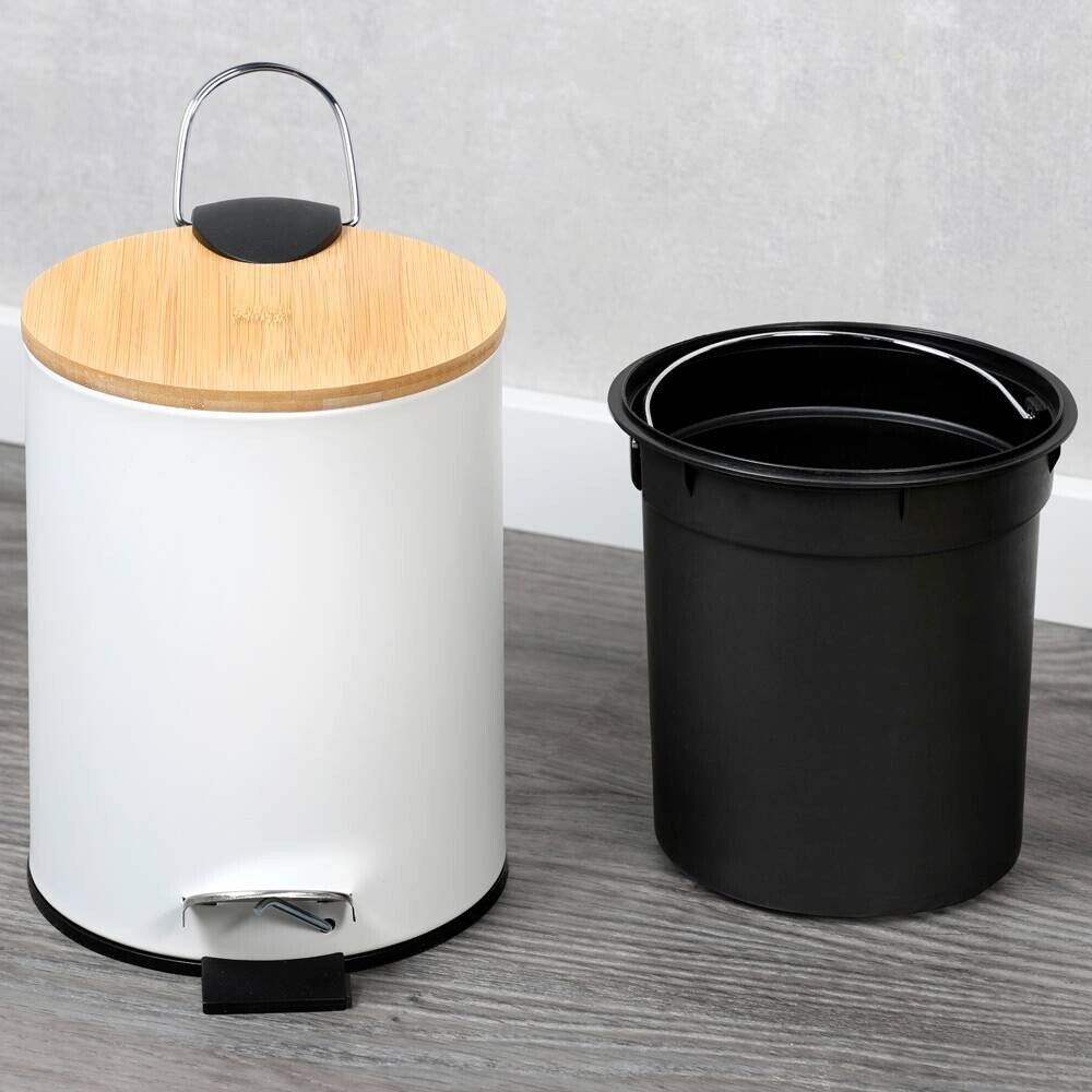 Kosmetikeimer weiß Kunststoff B/H/L: ca. 17x24x17 cm ca. 3 l