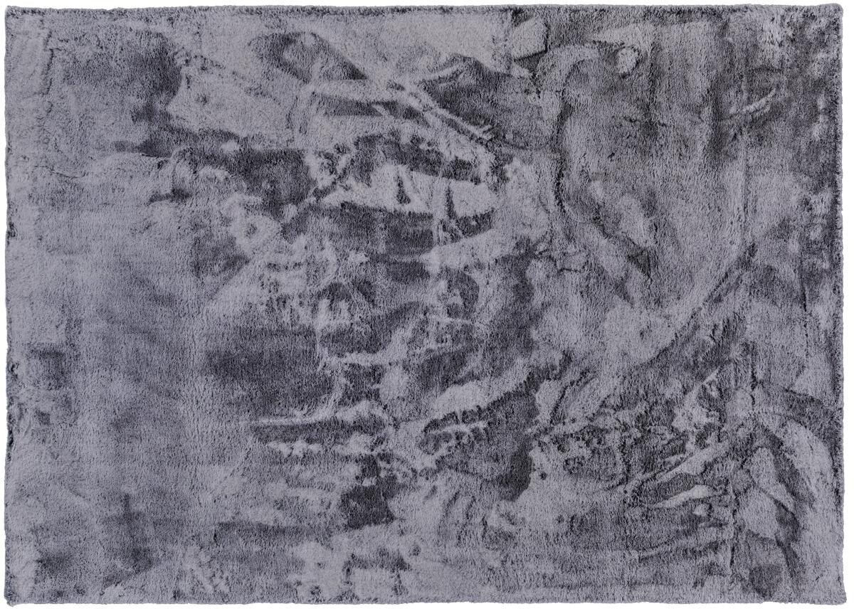 Fellimitat Maya Silbergrau B/L: ca. 80x150 cm