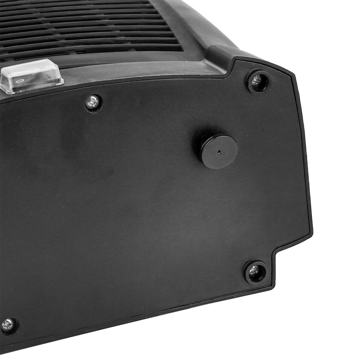 Heizlüfter schwarz Kunststoff B/H/L: ca. 12,4x28,6x23 cm ca. 2000 W