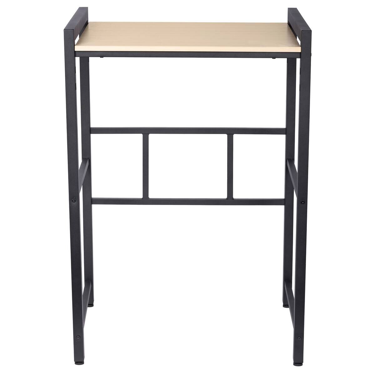 Waschmaschinenregal schwarz Stahl