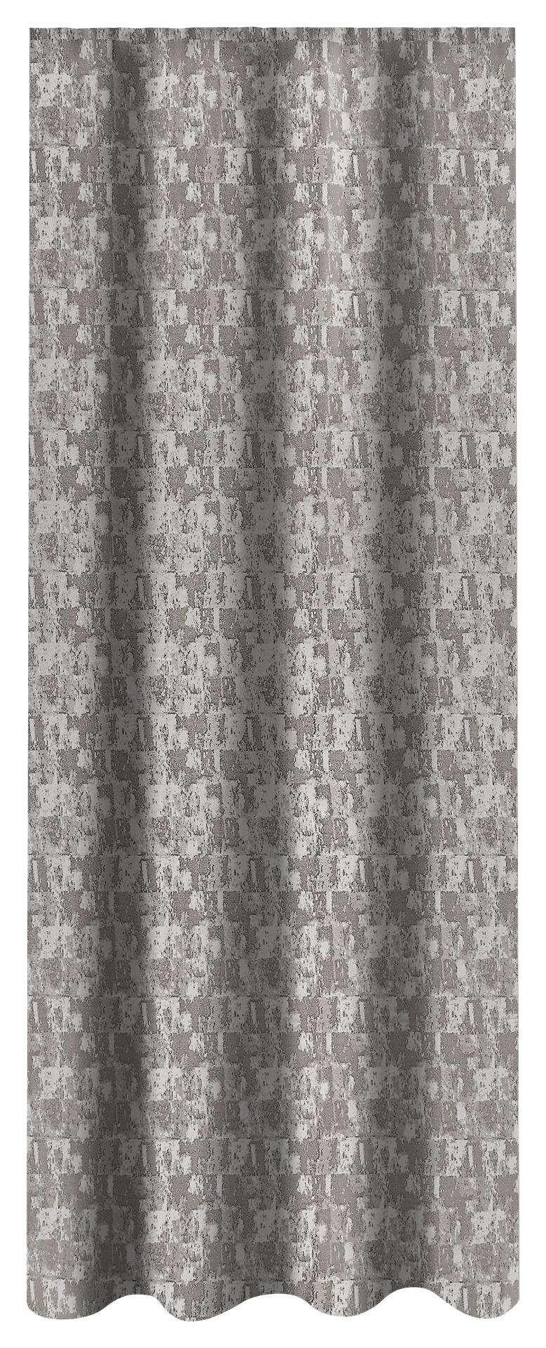 Dekovorhang Ella taupe B/L: ca. 140x245 cm