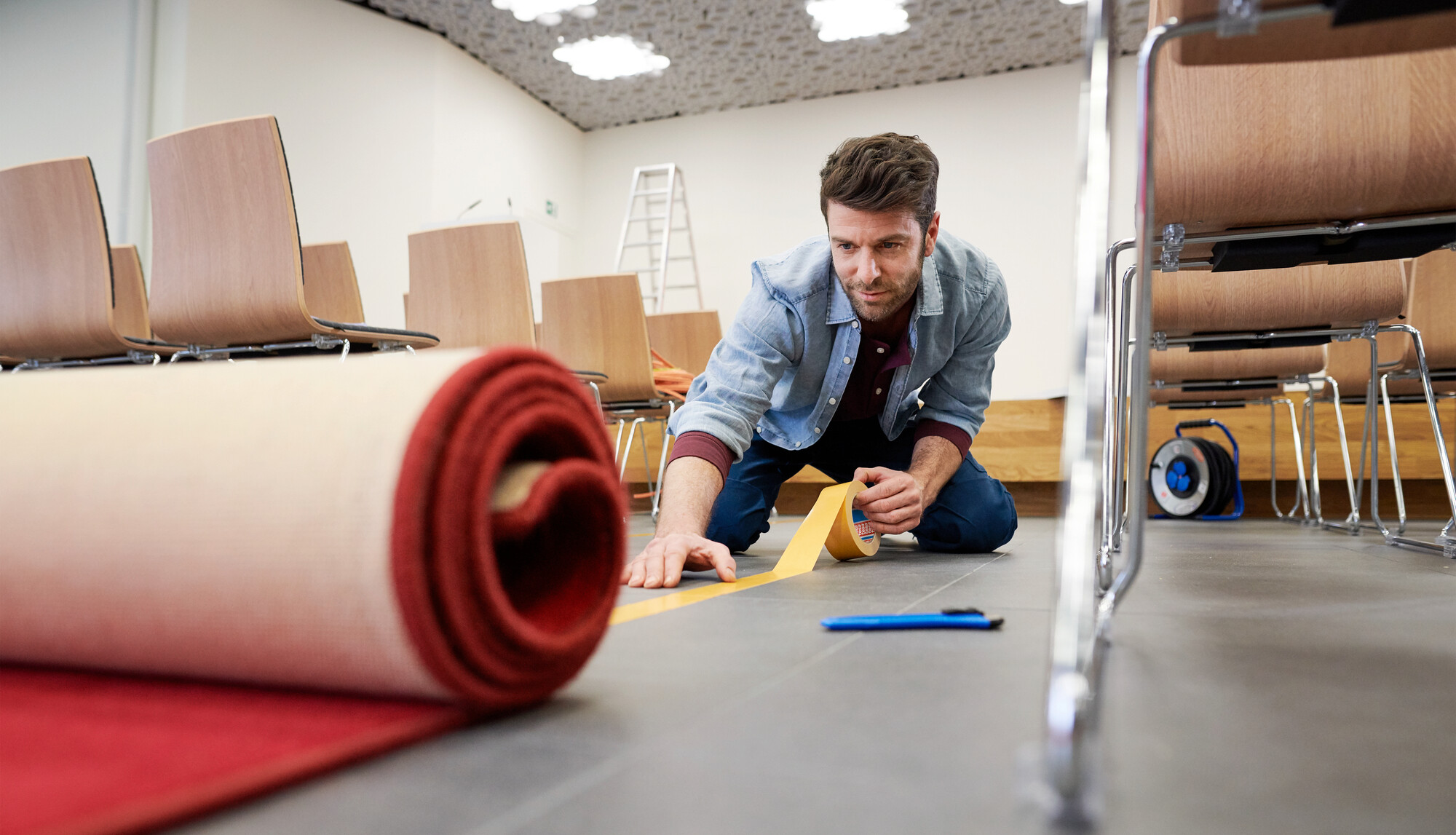 tesa Doppelseitiges Klebeband Universal B/L: ca. 3,8x2500 cm