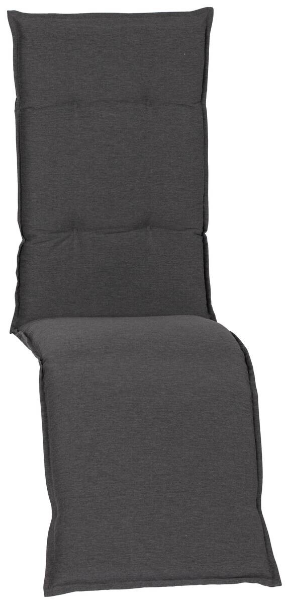 Beo Relaxauflage Tartu dunkelgrau Polyester B/H/L: ca. 46x8x171 cm