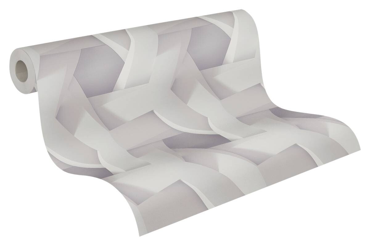 A.S.Creation Vliestapete 3D-Optik grau B/H: ca. 0,53x10,05 cm