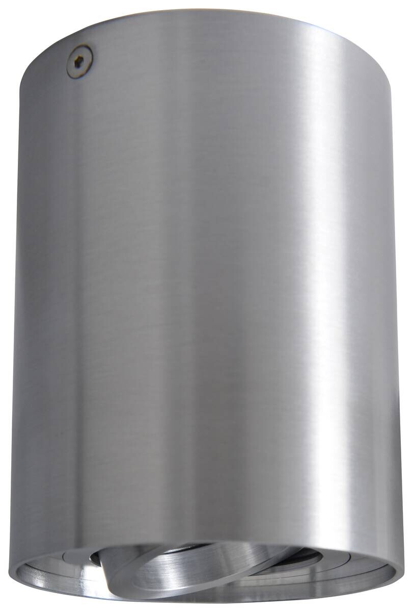 Näve Leuchten Aufbauleuchte silber Metall B/H/T/D: ca. 9,6x12,5x9,6x9,6 cm GU10 1 Brennstellen