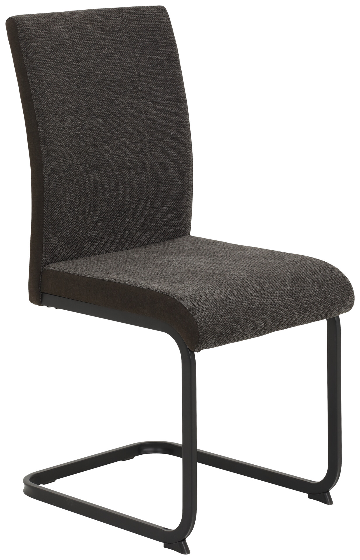 Stuhl 2er Set LINN braun Webstoff B/H/T: ca. 43x92x52 cm