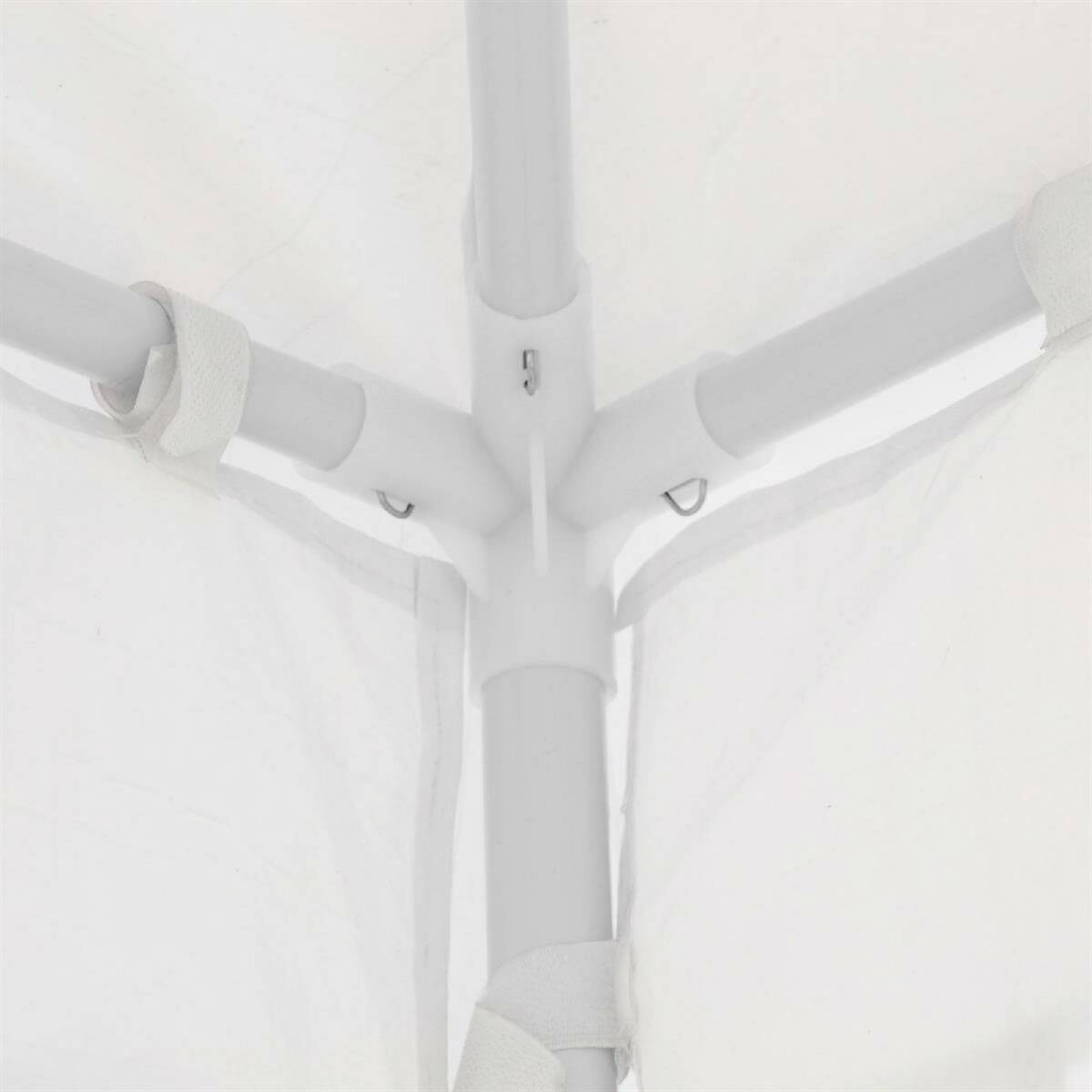 VCM Pavillon weiß Polyester-Mischgewebe B/H/L: ca. 300x187x300 cm