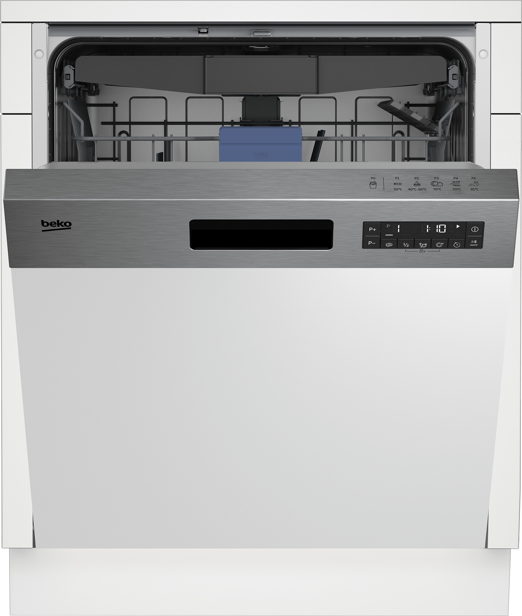 beko Einbaugeschirrspüler BDSN25530X B/H/T: ca. 59,8x81,8x57 cm