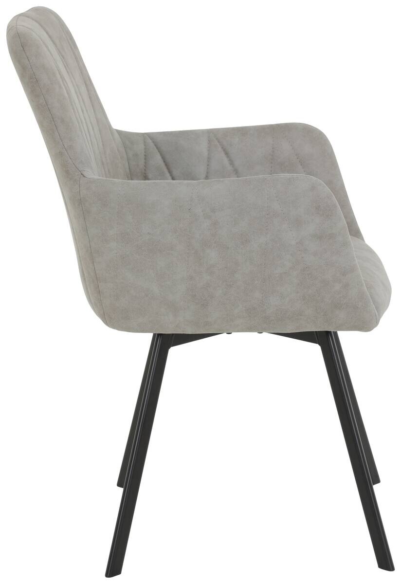 Essgruppe Gesa II grau Eiche Holzwerkstoff B/H/T: ca. 180x76x90 cm