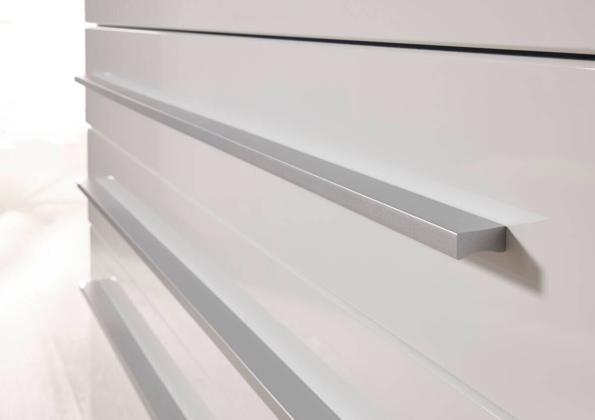 Respekta Inselküche Gabriel weiß Hochglanz B/H/T: ca. 290x200x60 cm