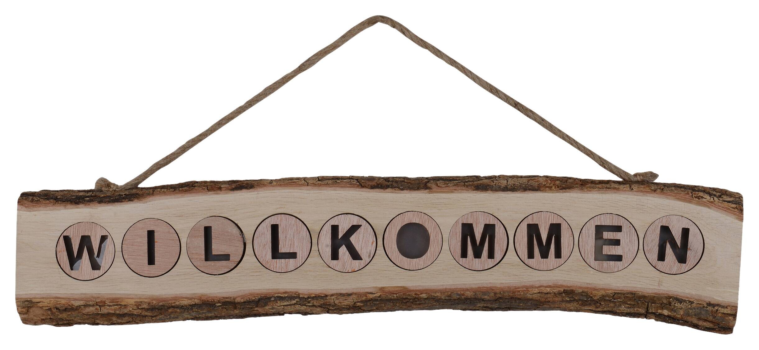 Näve Leuchten LED-Dekoleuchte natur B/H/T: ca. 3,6x12x60 cm