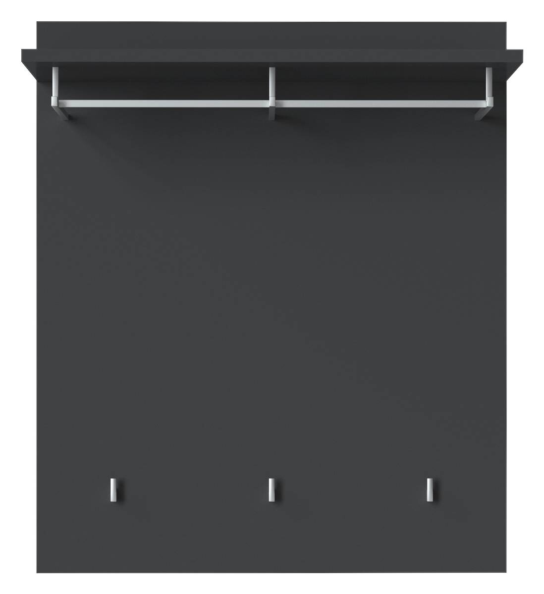 Garderobenpaneel Spring anthrazit B/H/T: ca. 86x101x30 cm