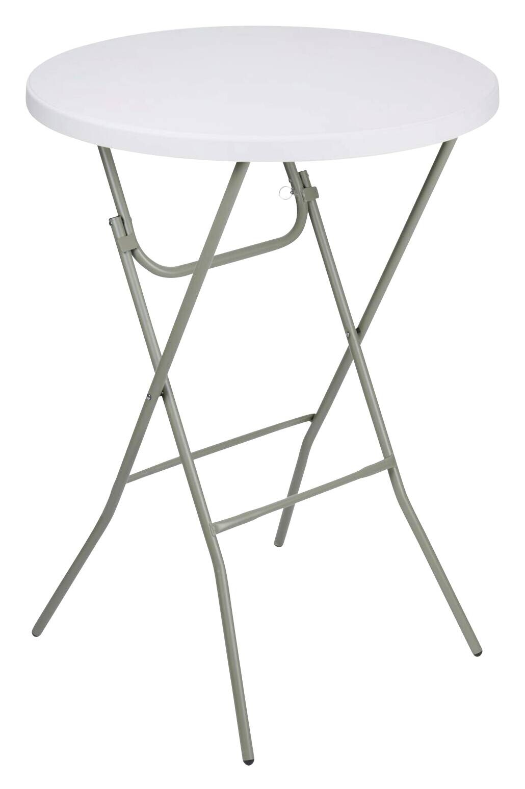Stehtisch weiß Kunststoff