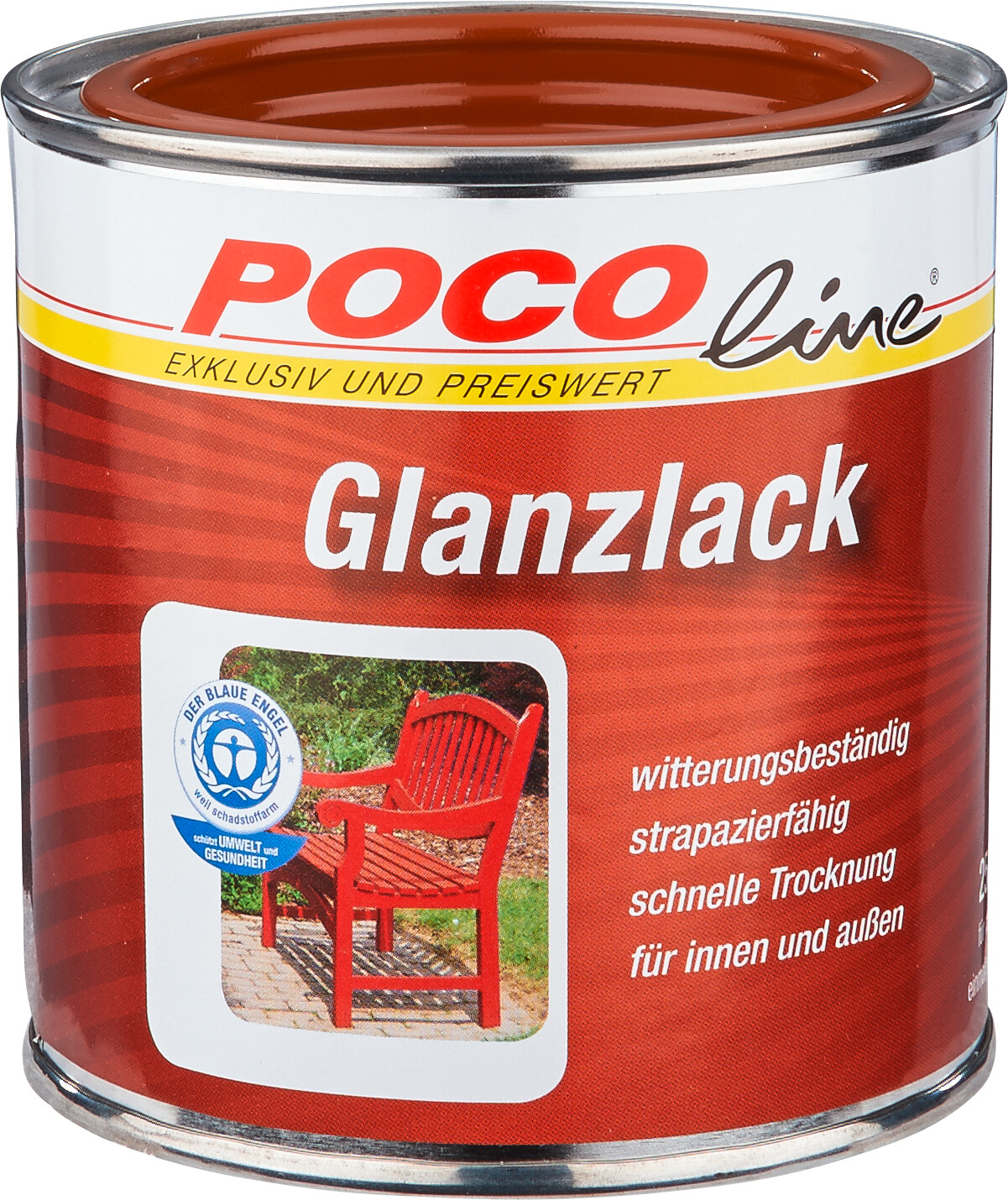 POCOline Acyl Buntlack lehmbraun glänzend ca. 0,25 l