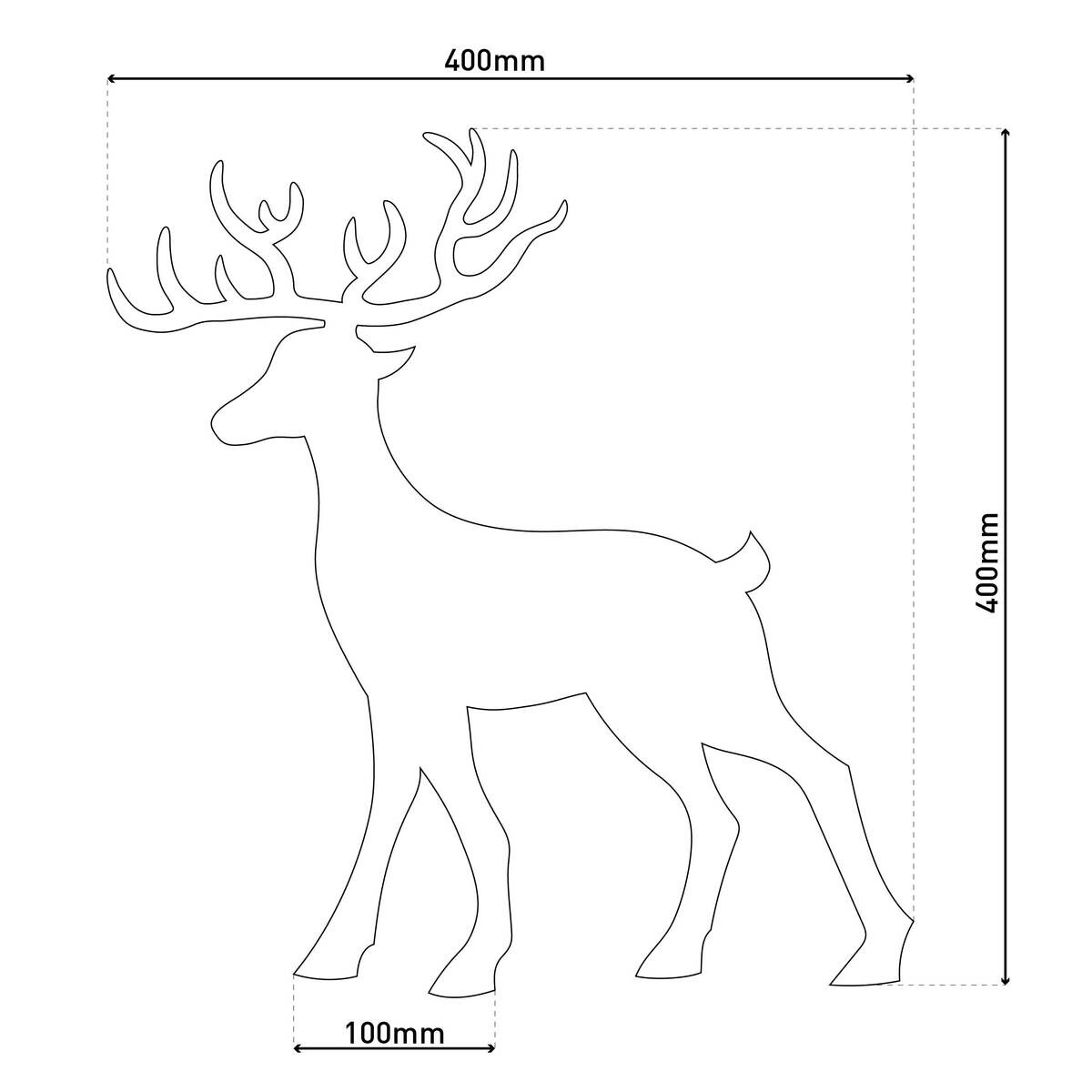 Näve Leuchten LED-Dekoleuchte Rentier