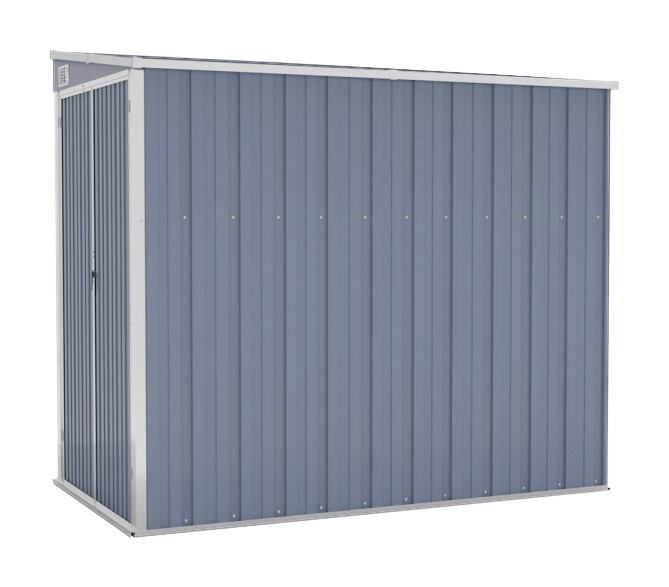 vidaXL Gartenhaus grau B/H/T: ca. 118x178x194 cm