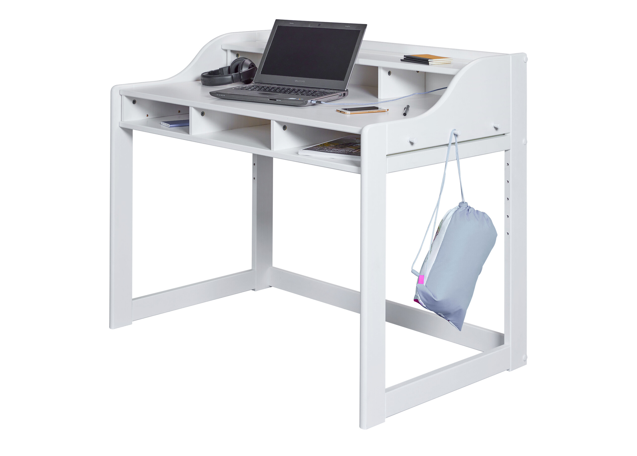 Kinderschreibtisch Kids Learning weiß lackiert B/H/L: ca. 68x91x112 cm Kinderschreibtisch Kids Learning weiß lackiert B/H/L: ca. 68x91x112 cm