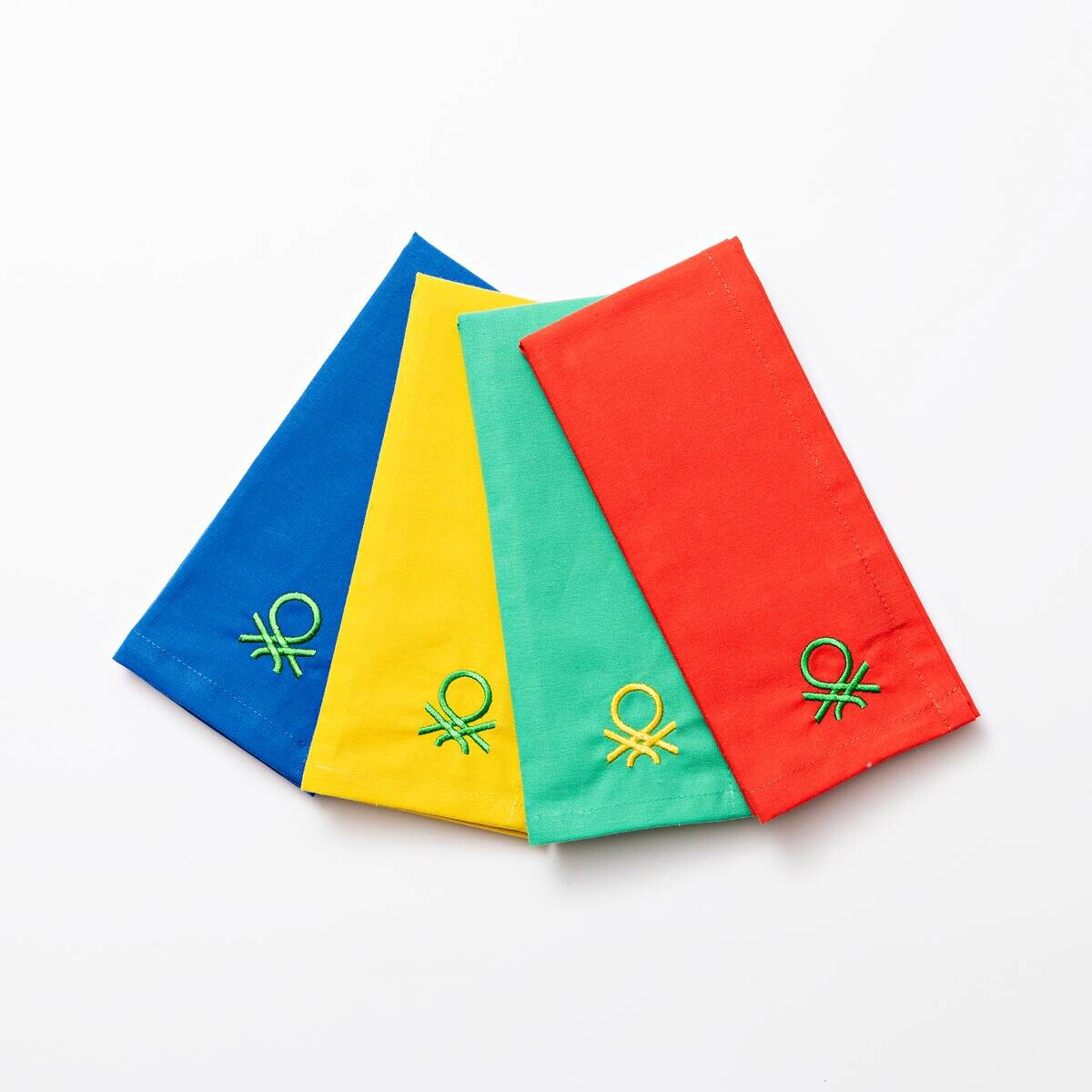 BENETTON Platzmattenset Rainbow multicolor Baumwolle B/L: ca. 30x45 cm