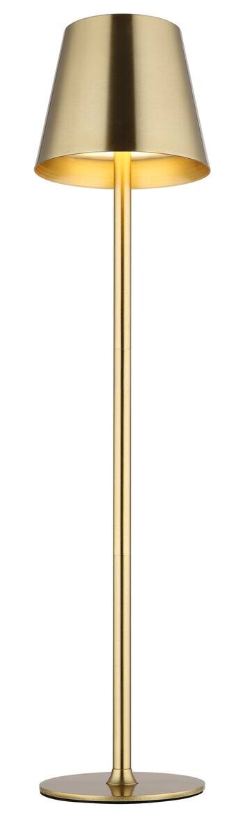 GLOBO LED-Tischleuchte VANNIE 58438M Opal messing Metall Kunststoff H/D: ca. 47x11,2 cm 1 Brennstellen