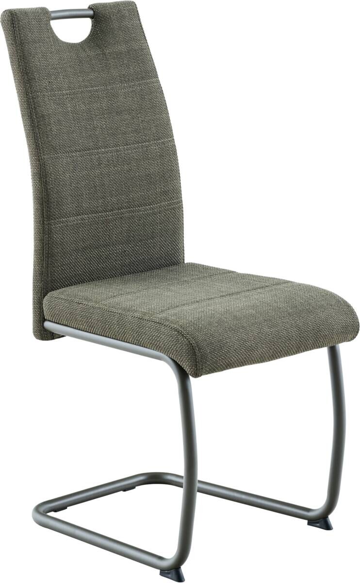 Schwingstuhl Florenz grün Webstoff B/H/T: ca. 43x99x60 cm